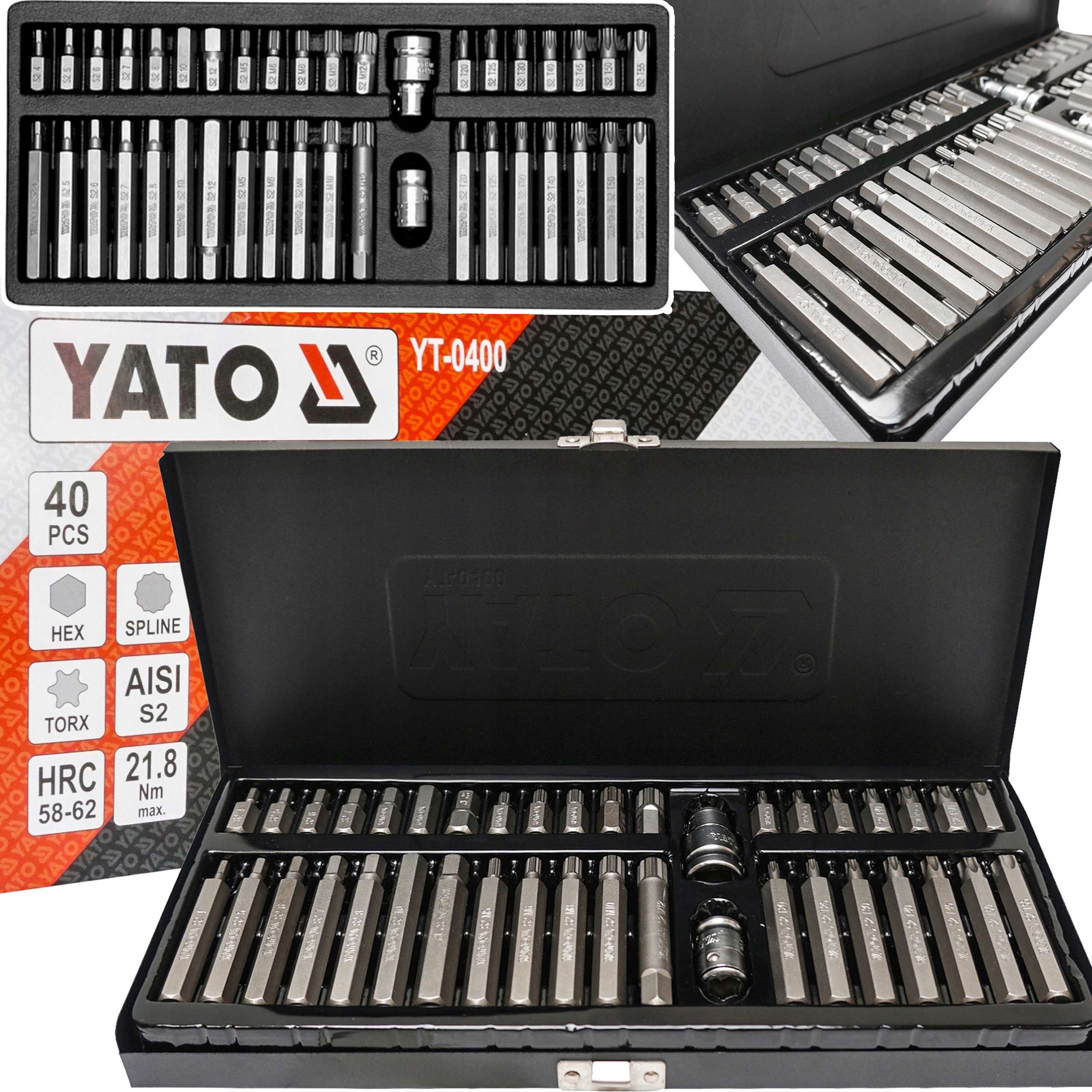 COFFRET EMBOUTS TORX , MALE , XZN 40PCS – Image 5