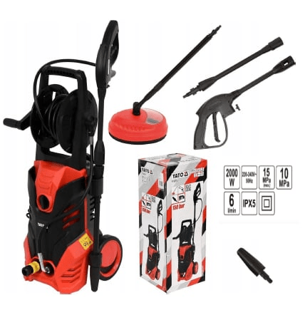 NETTOYEUR HAUTE PRESSION 2000W 150BARS + ACCESSOIRES