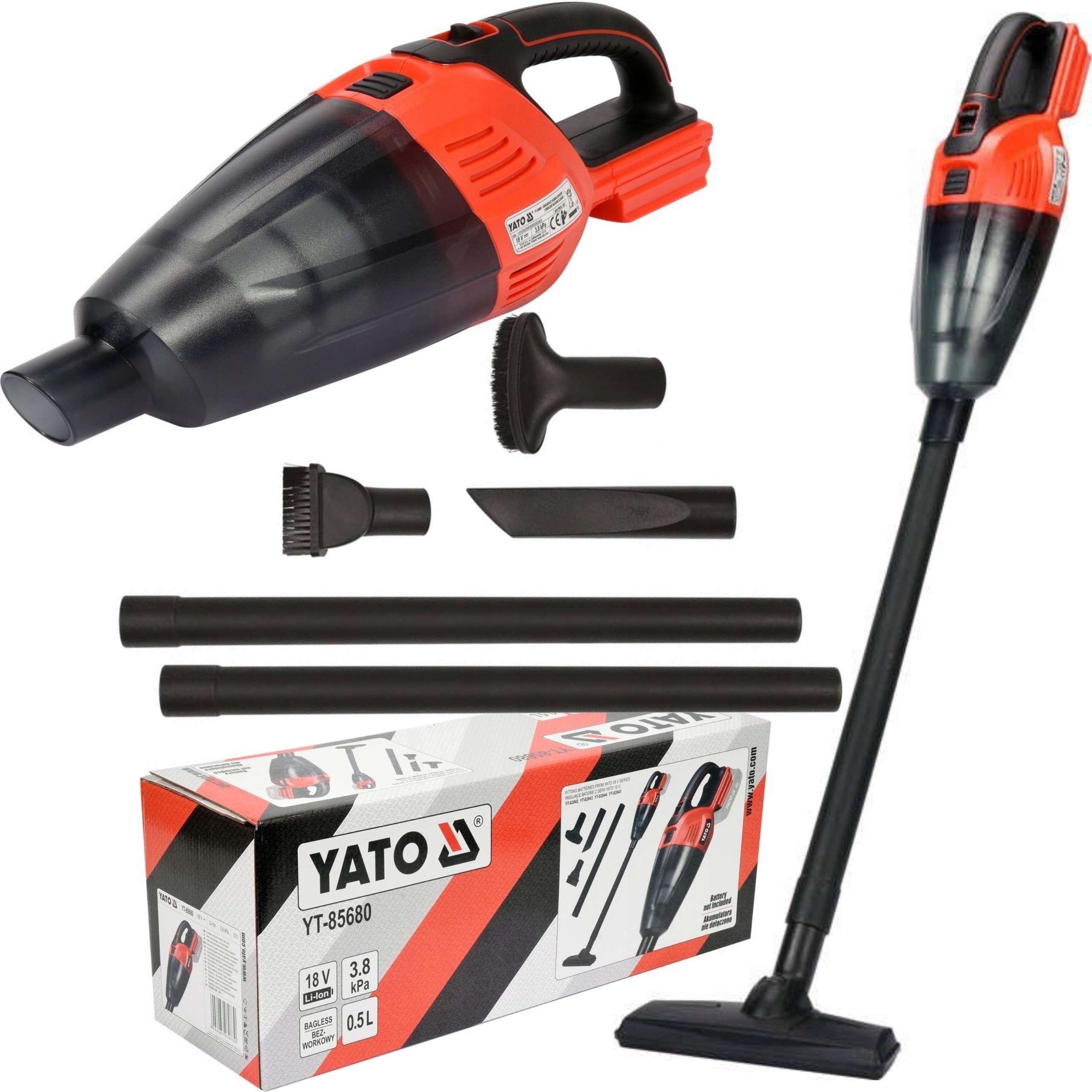 ASPIRATEUR A MAIN A BATTERIE + BATTERIE 18V 4.0AH – Image 2