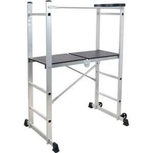ÉCHAFAUDAGE PLIABLE AVEC PLATE-FORME DE TRAVAIL