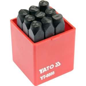 KIT DE POINÇON CHIFFRE 0-9 9PCS