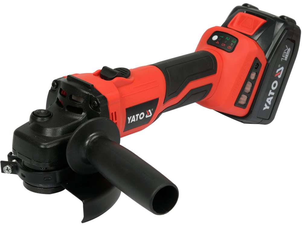 MEULEUSE D'ANGLE 125MM + 2 BATTERIES 4.0AH + CHARGEUR + SAC DE RANGEMENT