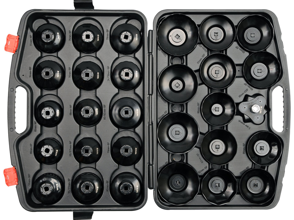 COFFRET CLOCHES DÉMONTE FILTRE A HUILE 30PCS