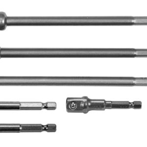 ADAPTATEUR HEXAGONAL POUR DOUILLES - 1/4, 3/8, 1/2 6PCS.
