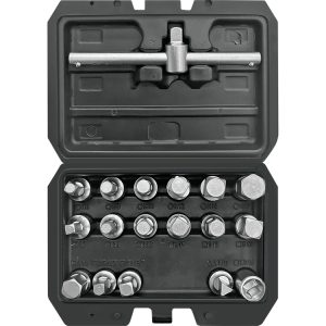 KIT DOUILLES BOUCHON VIDANGE 18PCS