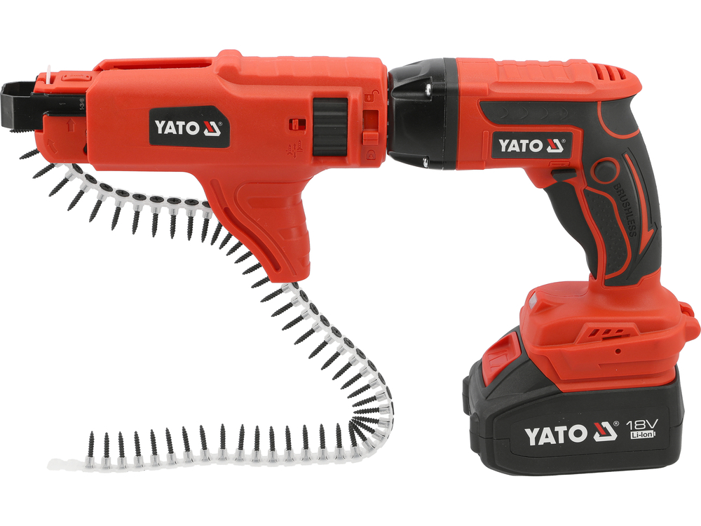 VISSEUSE A PLACO + 1 BATTERIE 4.0AH + CHARGEUR – Image 2