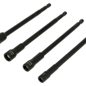 ENSEMBLE D'EMBOUTS RALLONGES MAGNÉTIQUES 1/4" 150MM 4PCS