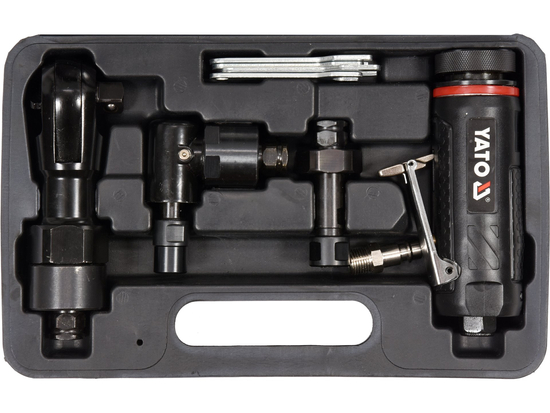 KIT PNEUMATIQUE 3EN1 CLIQUET/MEULEUSE DROITE/MEULEUSE D'ANGLE – Image 2