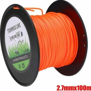 FIL DÉBROUSSAILLEUSE CARRE 2.7MM BOBINE DE 100M